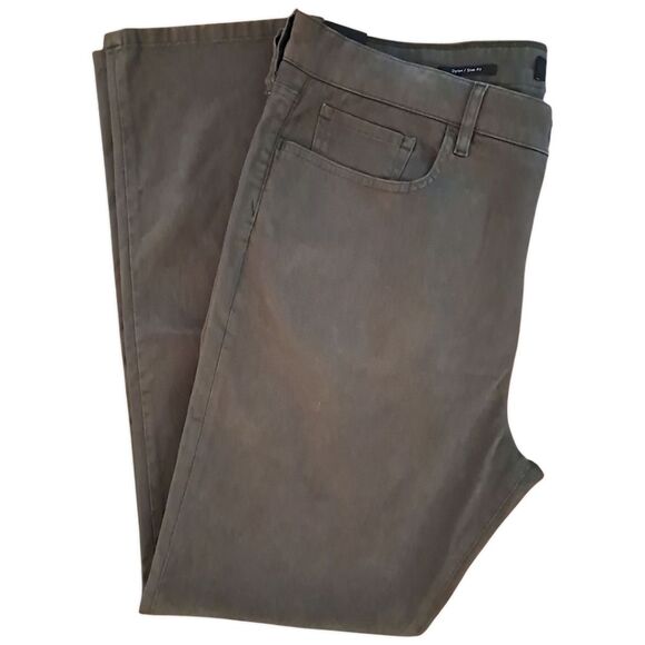 NWT Vince. Dylan Slim Fit Jeans, Size 38 x 32, Frog Green, Fabric Made In Italy - Picture 5 of 8